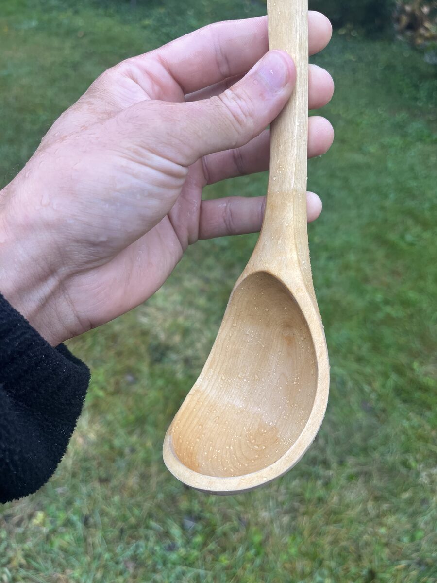 Carved spoon